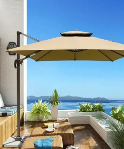 Ô Lệch Tâm Vuông 3m Nâng Hạ Hợp Kim Nhôm