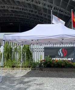 Nhà bạt di động Hòa Phát 3m x 4.5m màu trắng