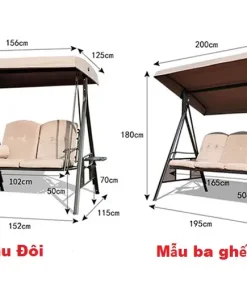 Ghế Xích Đu Sân Vườn Ngoài trời M2-03